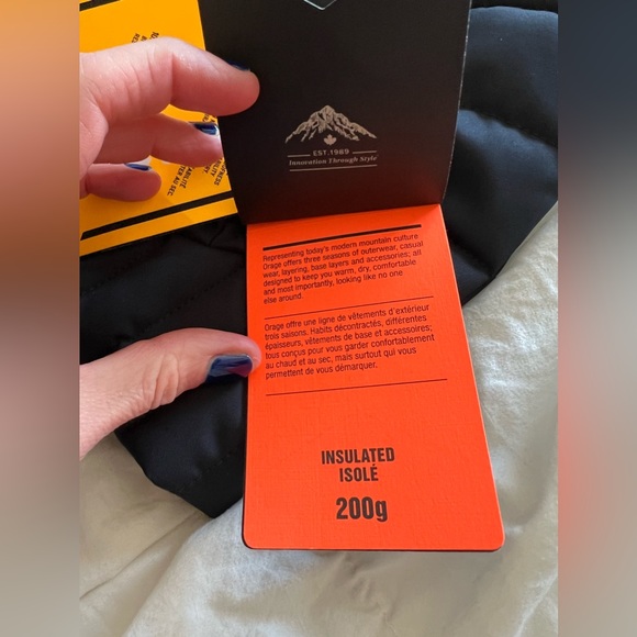 SOLD! Orage insulated snowboard, winter coat. Brand new with tags - Picture 7 of 16